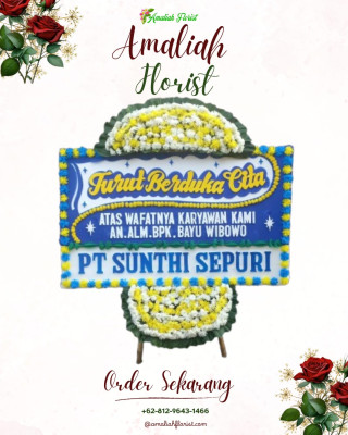 Papan Bunga Duka di Kateman