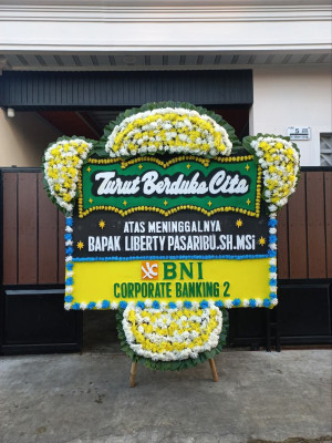 Papan Bunga Duka di Kateman