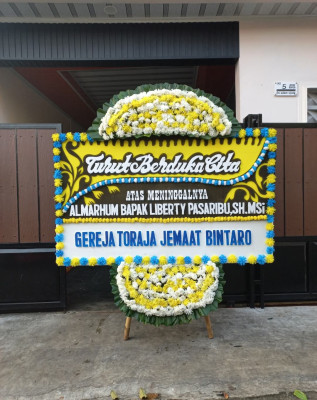 Papan Bunga Duka di Kateman