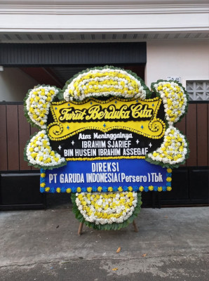 Papan Bunga Duka di Kateman