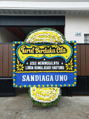 Papan Bunga Duka di Kateman
