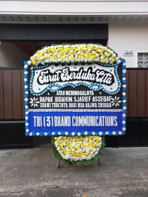 Papan Bunga Duka di Kateman